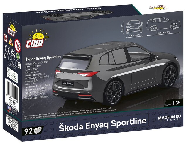 Cobi Škoda Enyaq Sportline, 1:35, 92 k