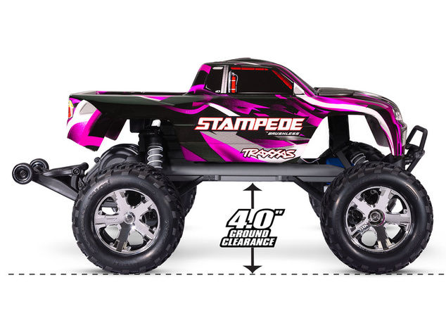Traxxas Stampede 1:10 BL-2s RTR modrý