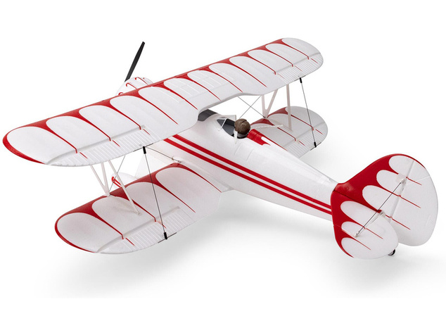 E-flite Waco 0.55m SAFE Select BNF Basic biele