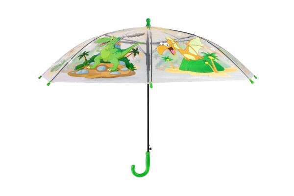 Dáždnik Dinosaurus plast/kov vystreľovací 64cm