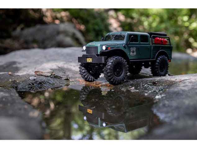Axial SCX24 Dodge Power Wagon 1940 1:24 4WD oranžový