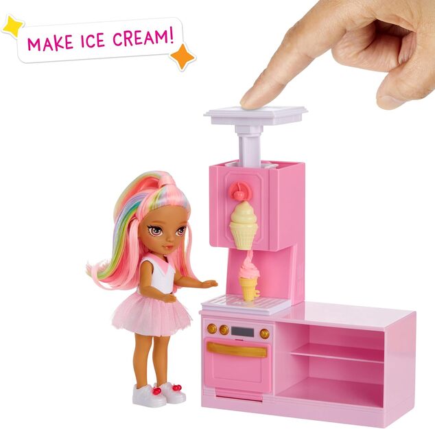 Rainbow High Littles Dessert Shop with Kandy Playset