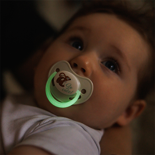 BABYONO Cumlíky silikónové anatomické 6-18m, 2 ks