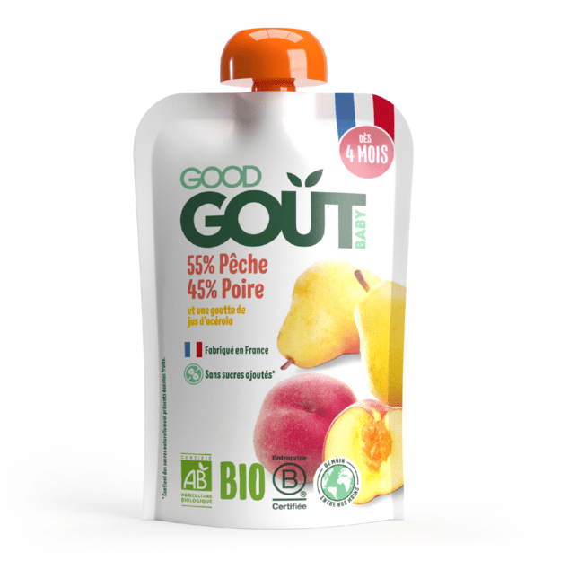 Good Gout BIO Broskyňa s hruškou (120 g)