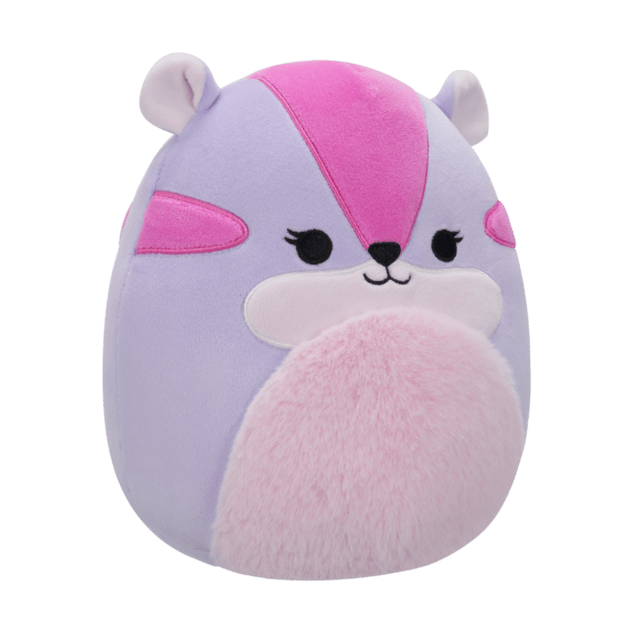 SQUISHMALLOWS Fialovo-ružový chipmunk - Tamara