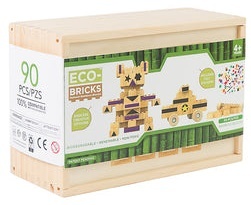 ECO-BRICKS Bambusová stavebnica 90 dielikov