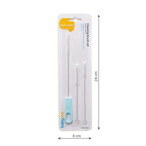 BABYONO Spazzole per pulire le cannucce, 3 pz