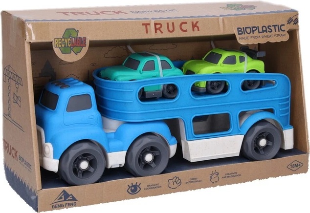 Auto ťahač na prevoz áut 30 cm 2 autá
