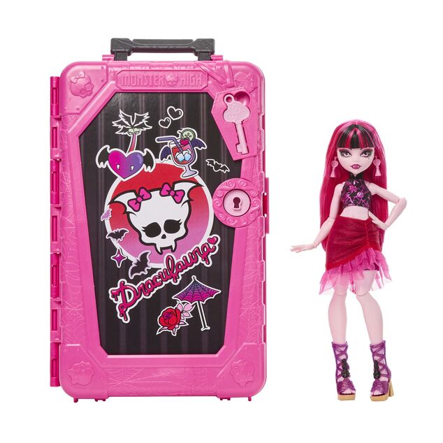 Mattel Monster High Skulltimate secrets Destination muñeca DRACULAURA, JDR50
