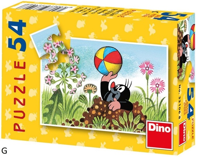 Dino Krtko 54 mini Puzzle