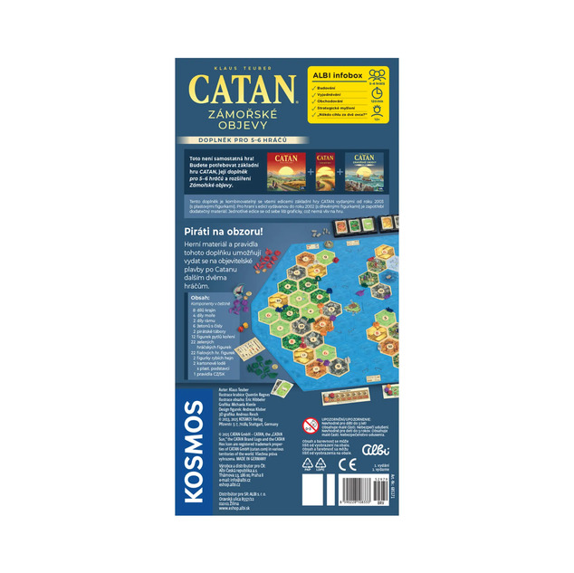 Catan - Zámořské objevy 5-6 (redesign 2025)