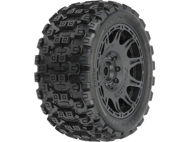 Pro-Line kotač 5.7", guma Badlands MX57, disk Raid H24 crni (2)