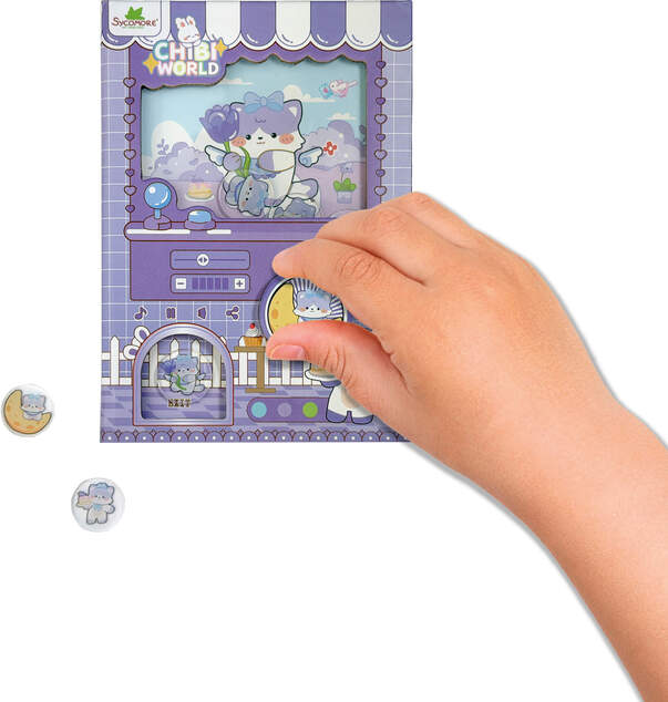 Sycomore Chibi svět – Gashapon zápisník – kočka