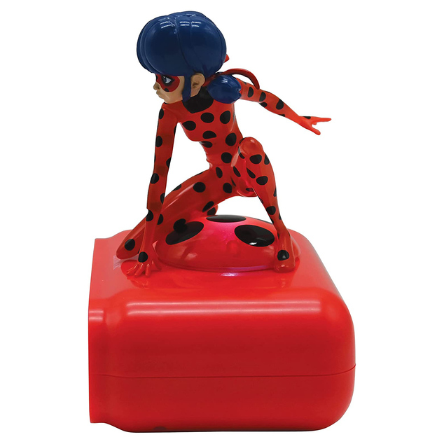 Lexibook Wecker mit 3D-Nachtlicht Miraculous Ladybug
