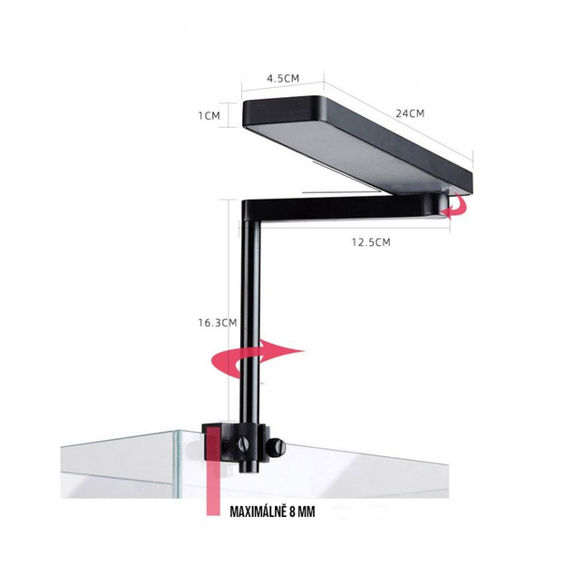 Chihiros LED RGB C II serie 20-36cm 20W