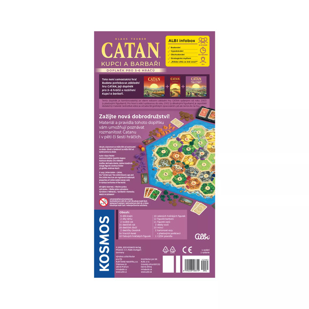 Catan - Kupci a barbari 5-6 (redesign 2025)