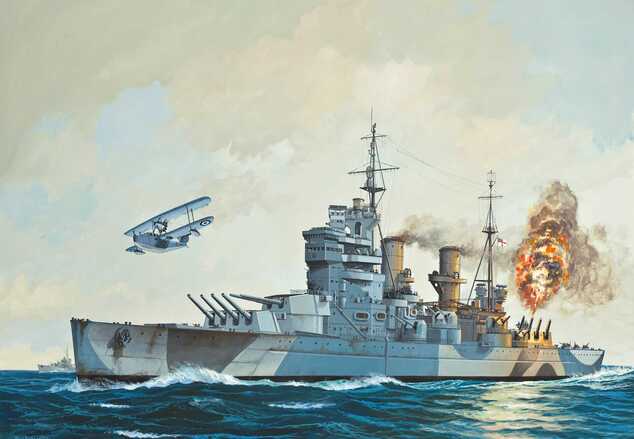 Plastikmodellbausatz Schiff 05182 - HMS Duke of York (1:1200)