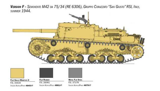 Modellbausatz Militär 6759 - Semovente M42 da 75/34 Upgrade Edition (1:35)