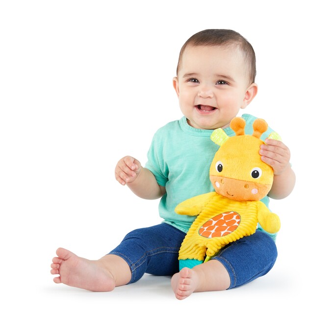 Hračka - hryzačka Snuggle&amp;Teethe žirafa 0m+
