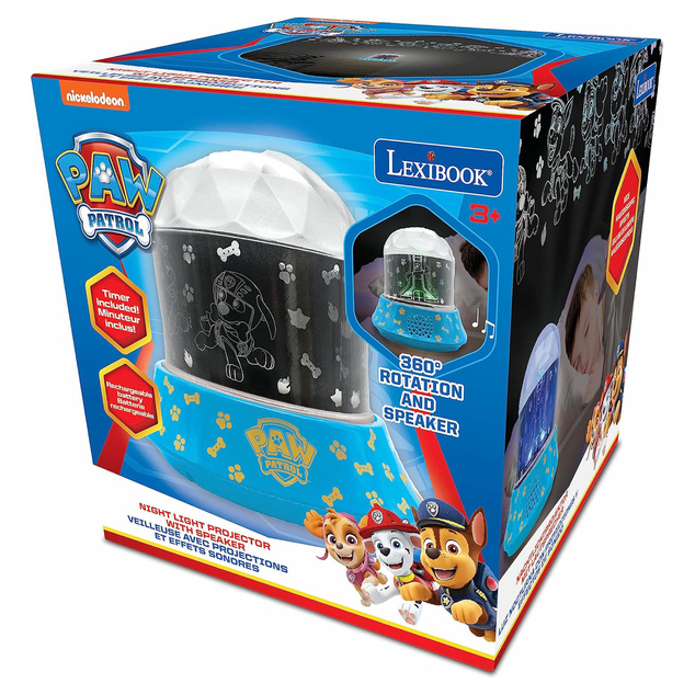 Lexibook Nachtprojektor mit Lautsprecher Paw Patrol