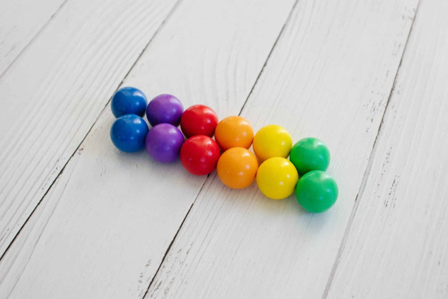 CONNETIX® Rainbow Ball Pack 12 ks