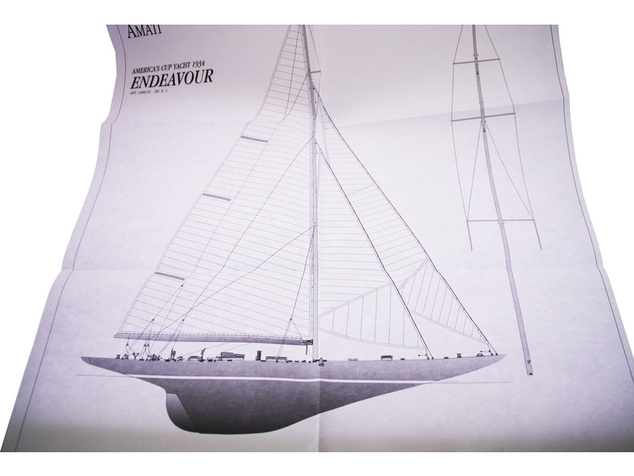 AMATI Endeavour plachetnica 1934 1:80 kit