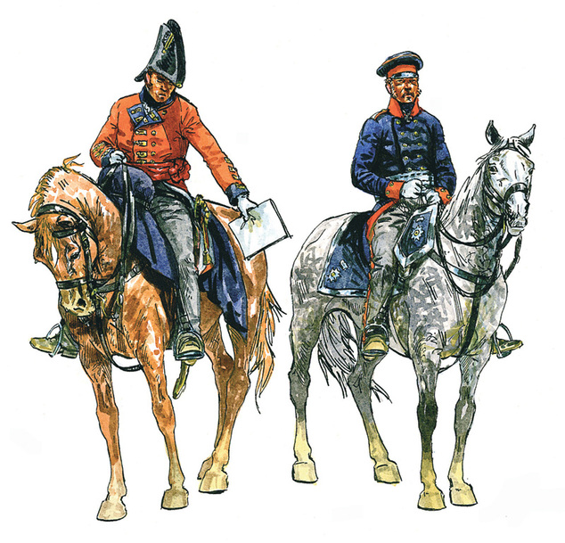 Model Kit figurky 6065 - BRITISH &amp; PRUSSIAN GENERAL STAFF (NAP.WARS) (1:72)