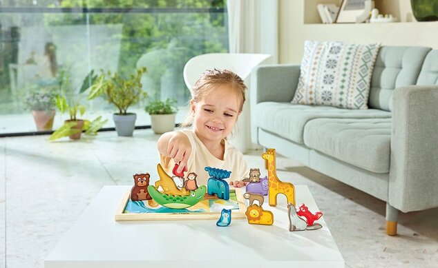 Hape Puzzle - Zvieracie kráľovstvo