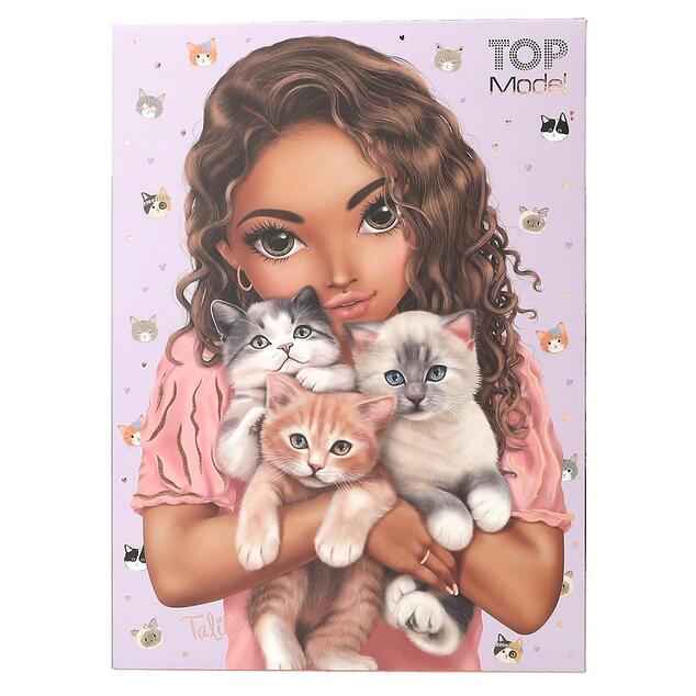 Top Model Listová súprava so samolepkami Cat Love, Talita