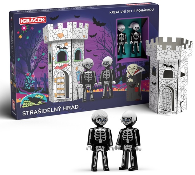 Igráček Strašidelný hrad - kreatívny set s rozprávkou