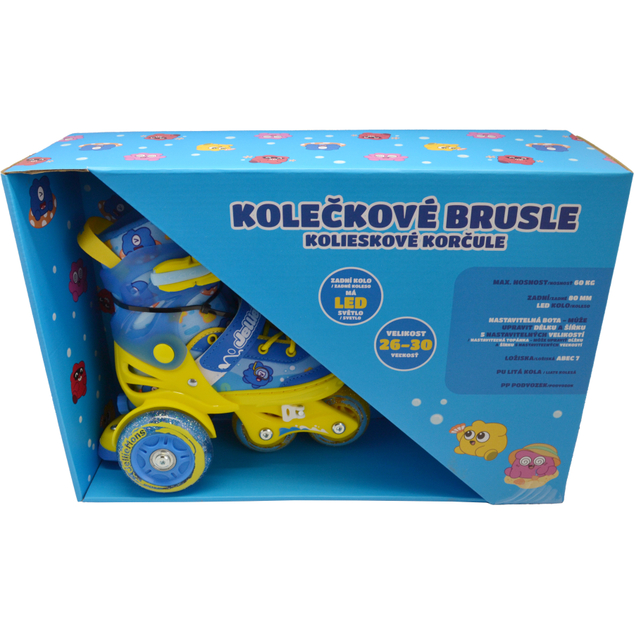 Kinder leuchtende Rollschuhe - Blau (Gr. 26-30)