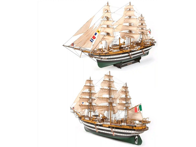 OCCRE Amerigo Vespucci 1:100 + plachty Kit
