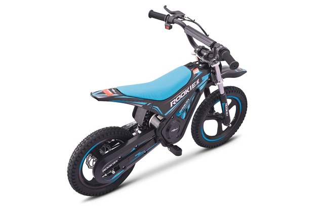 Minimoto elettrica per bambini ROOKIE X 24V (12"), blu, Batteria al litio, 250W Bezuh