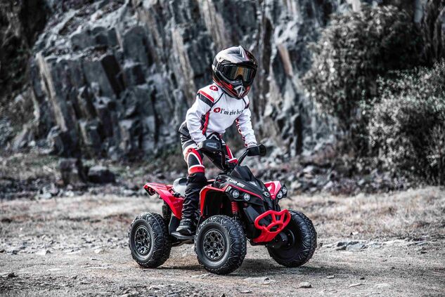 Elektrická štvorkolka Can-am Renegade, 12V červená