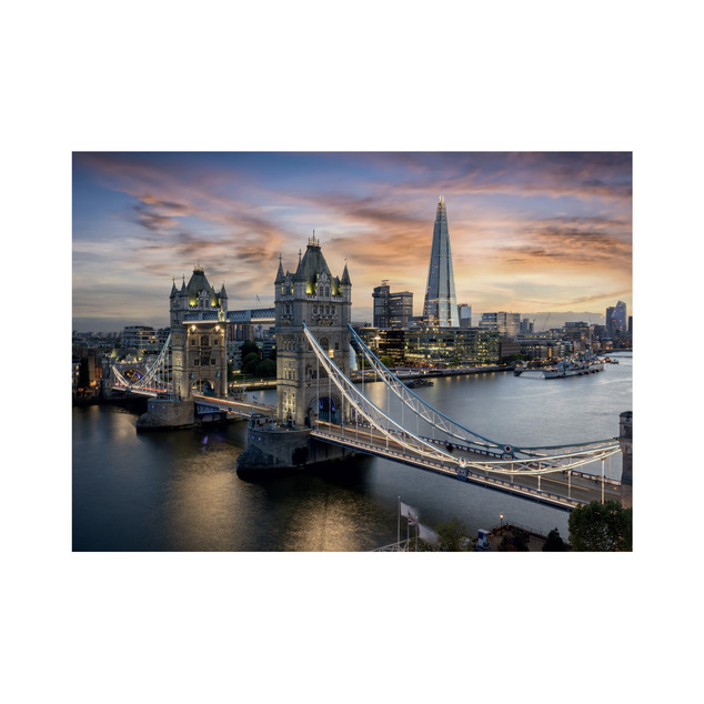 Puzzle Súmrak nad Tower Bridge 1000 dielikov neón