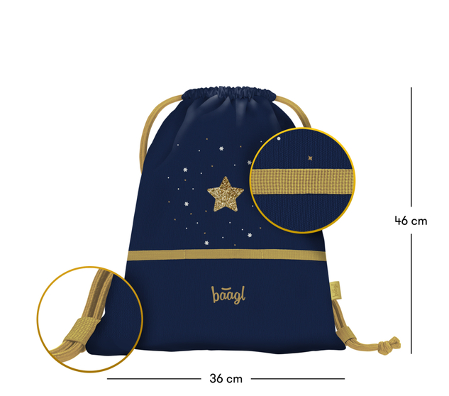 BAAGL Vrecko Unicorn Gold