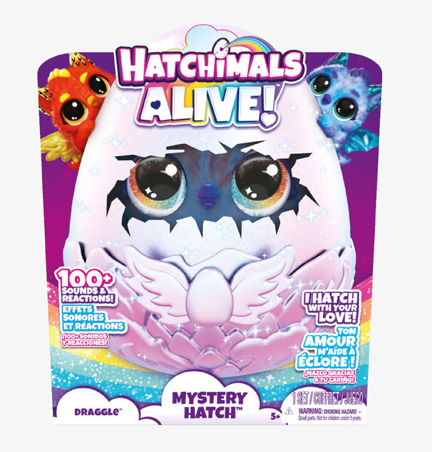 Hatchimals Liahnúce sa Interaktívne zvieratko Dráčik