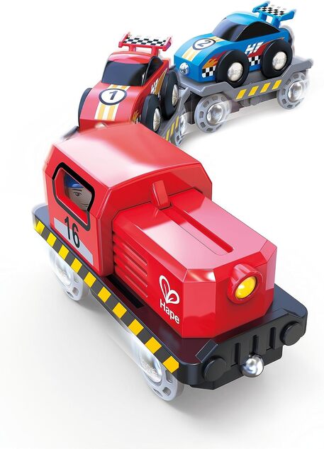Hape Versenyautó szállítás
