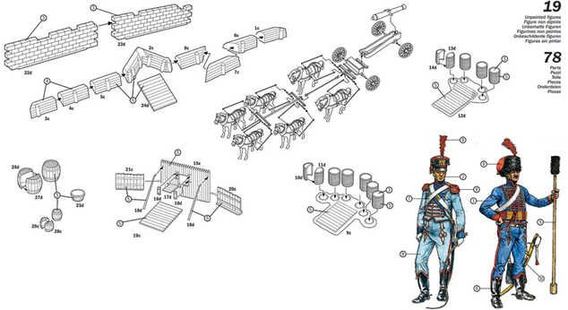 Model Kit figurky 6031 - FRENCH ARTILLERY SET (NAP.WARS) (1:72)