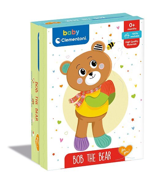 Clemmy baby - Môj prvý plyšák - Macko Bob v darček. kazete