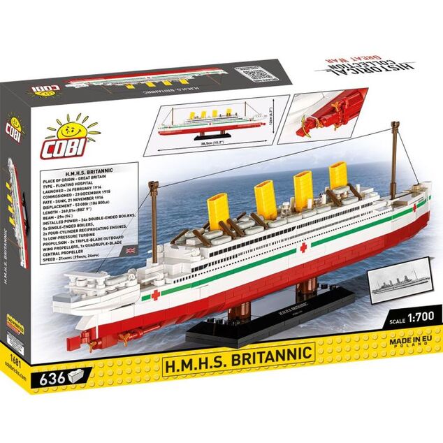 Cobi H.M.H.S. Britannic, 1:700, 636 k