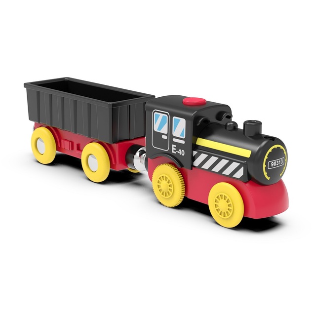2Kids Toys Parný vlak na batérie s vagónom