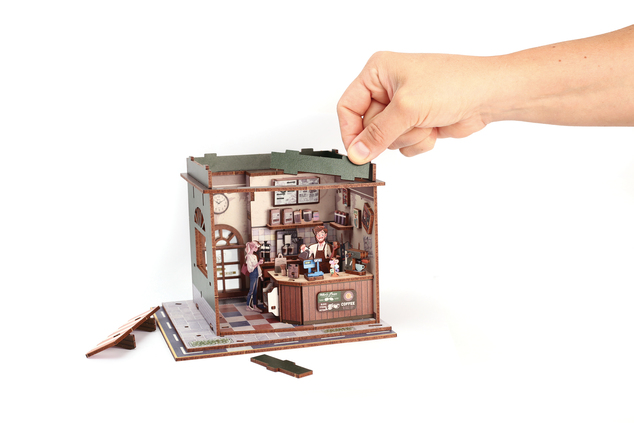 GRAINE CREATIVE Modelo 3D de madera Cafetería