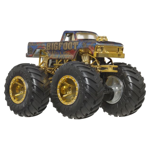 Mattel Hot Wheels Monster Trucks Trophy Champions - modello in metallo 1:64 - vari tipi