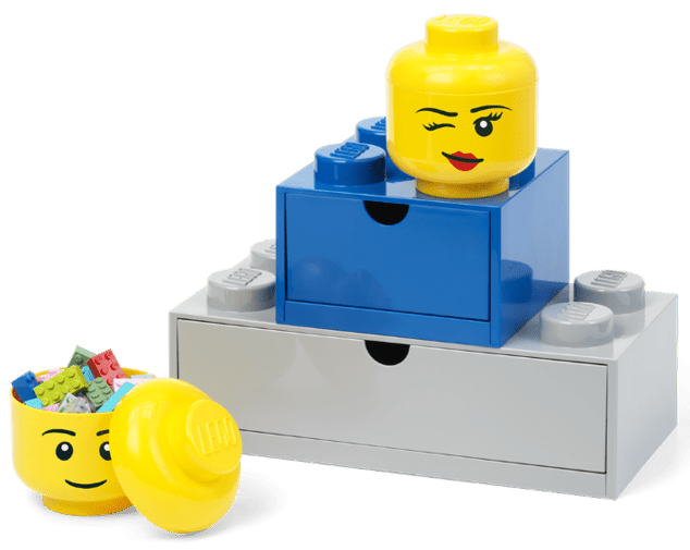 LEGO® úložná hlava (mini) - silly