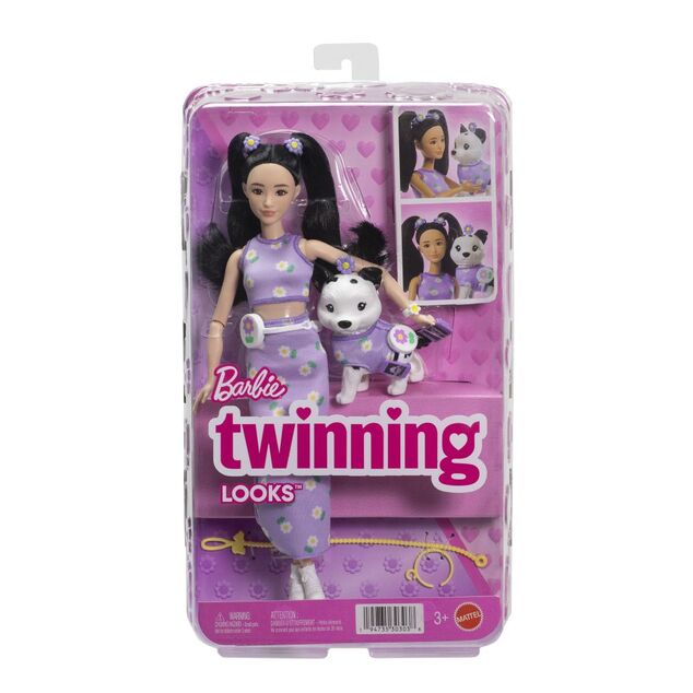 Mattel Barbie Bábika štýl pre dvoch - kvety