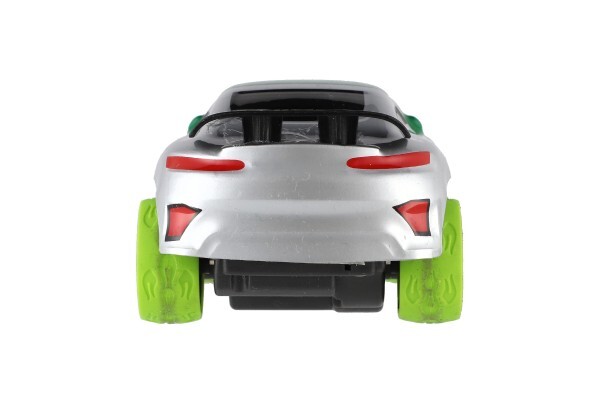 Auto RC závodné 2,4 GHz plast 12cm na batérie so svetlom zelené