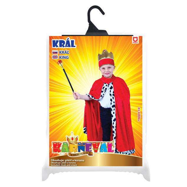 Mantello reale in costume per bambini