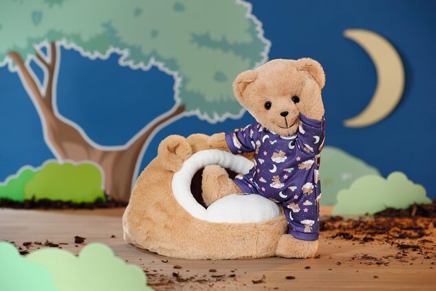 Zapf Medvedík BABY born Svietiace pyžamko