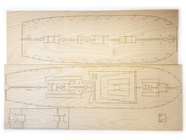 Vanguard Models HMS Indefatigable 1794 1:64 kit